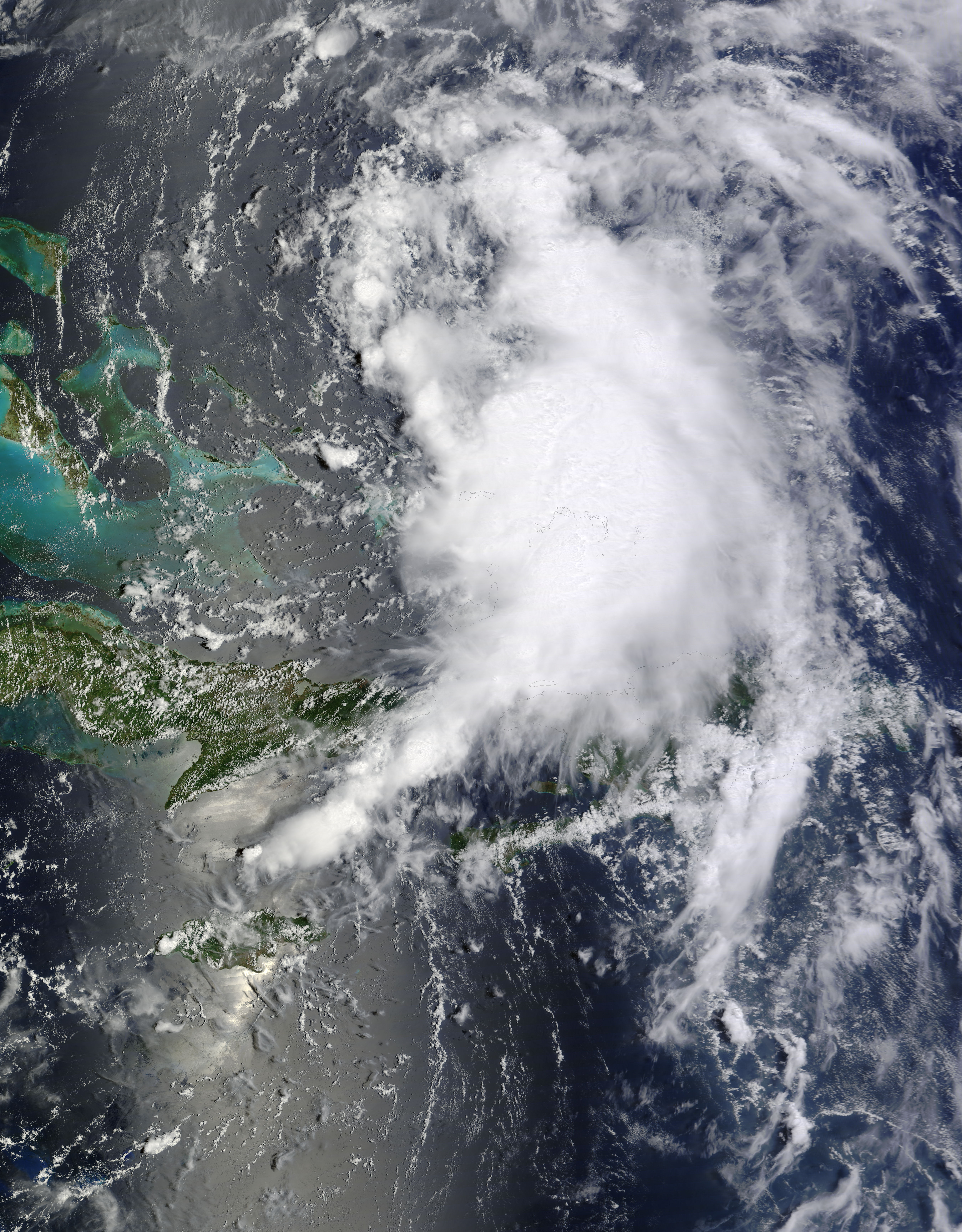 Tropical Storm Cristobal (04L) over the Bahamas - related image preview