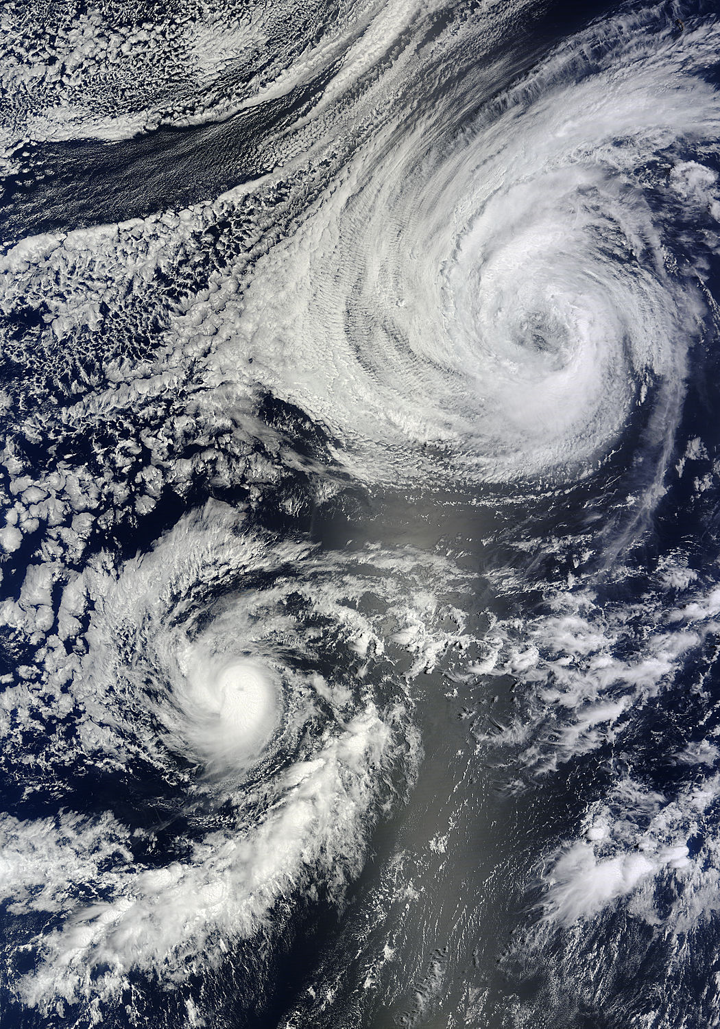 Hurricane Karina (11E) and Tropical Storm Lowell (12E) in the eastern Pacific - related image preview