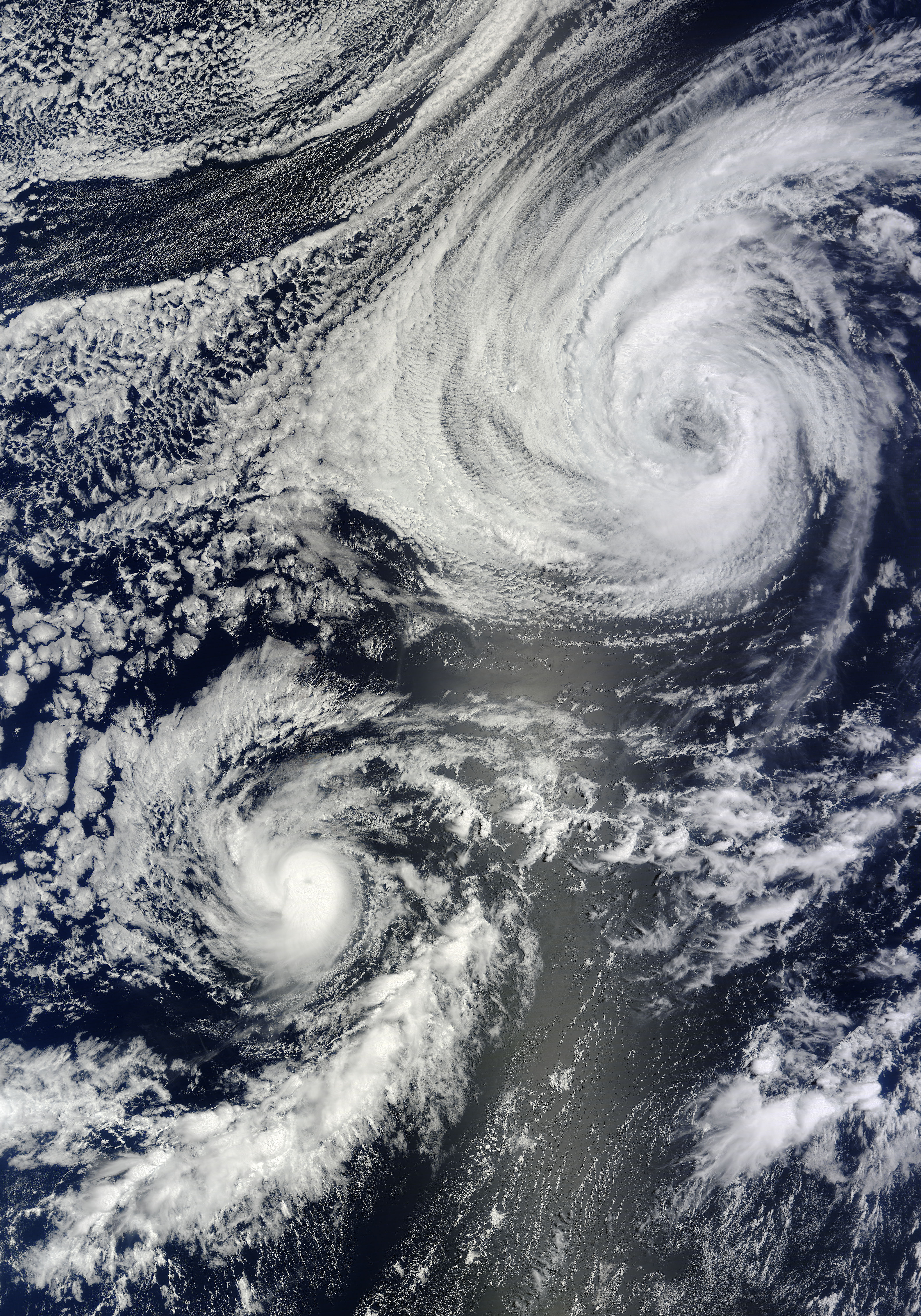Hurricane Karina (11E) and Tropical Storm Lowell (12E) in the eastern Pacific - related image preview