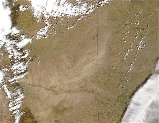 Dust Storm over Colorado and Kansas