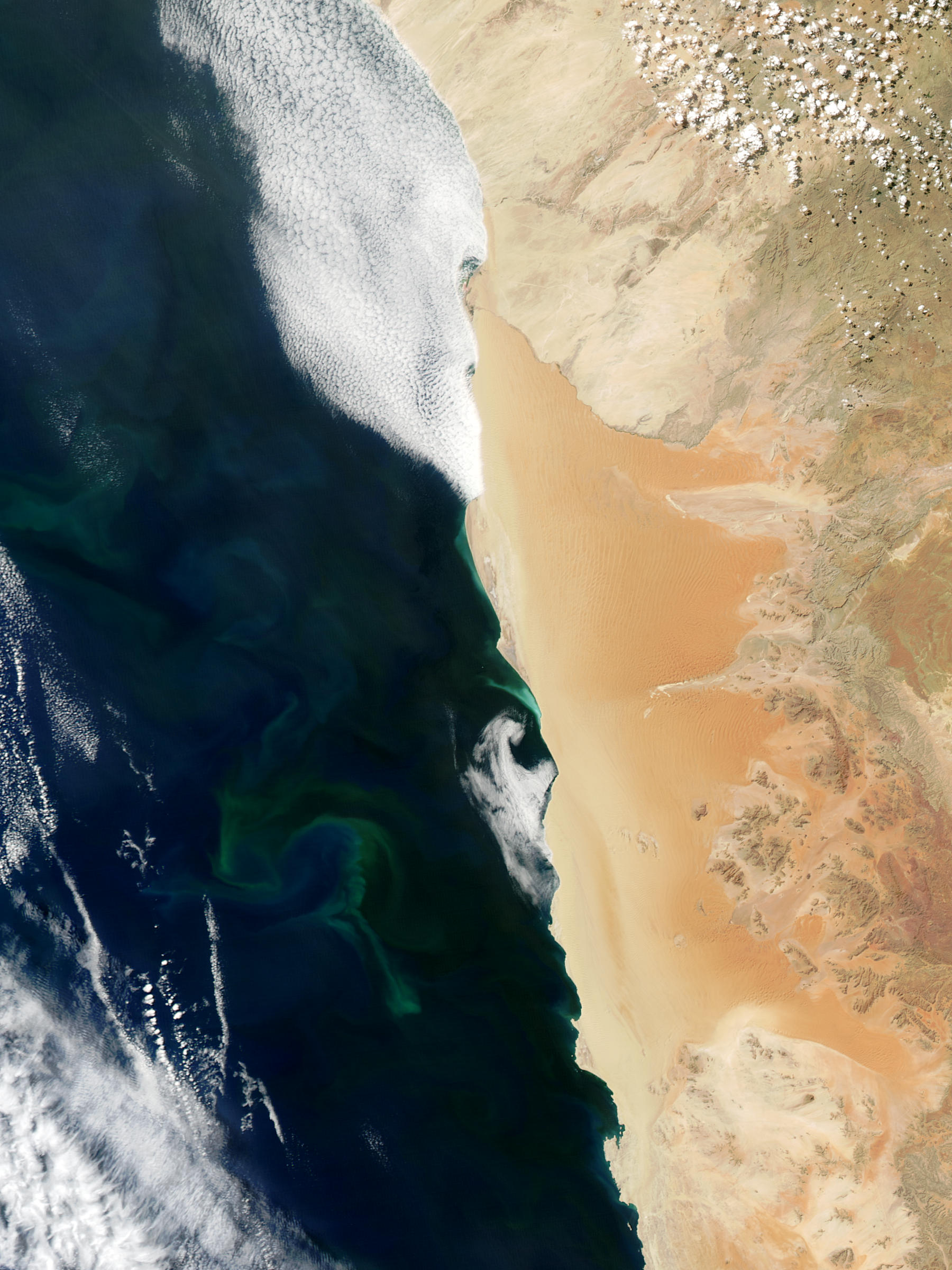 Hydrogen Sulfide Eruptions along the Coast of Namibia - related image preview