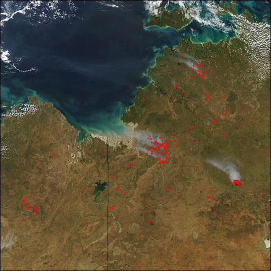 Fires in Northern Australia