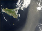 River of Dust Flows from Africa to Italy