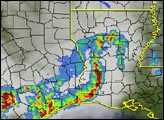 Strong Storms Dump Heavy Rains on Texas and Louisiana
