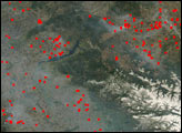 Fires in South-Central Russia