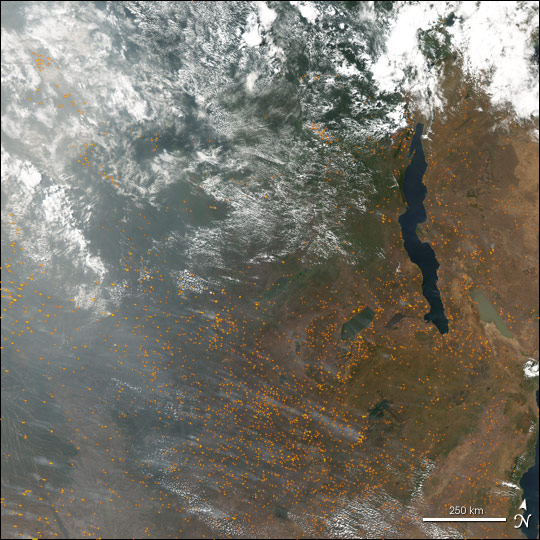 Fires in Southern Africa