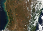 Fires in Madagascar