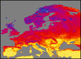 Heatwaves and Cold Weather Across Europe