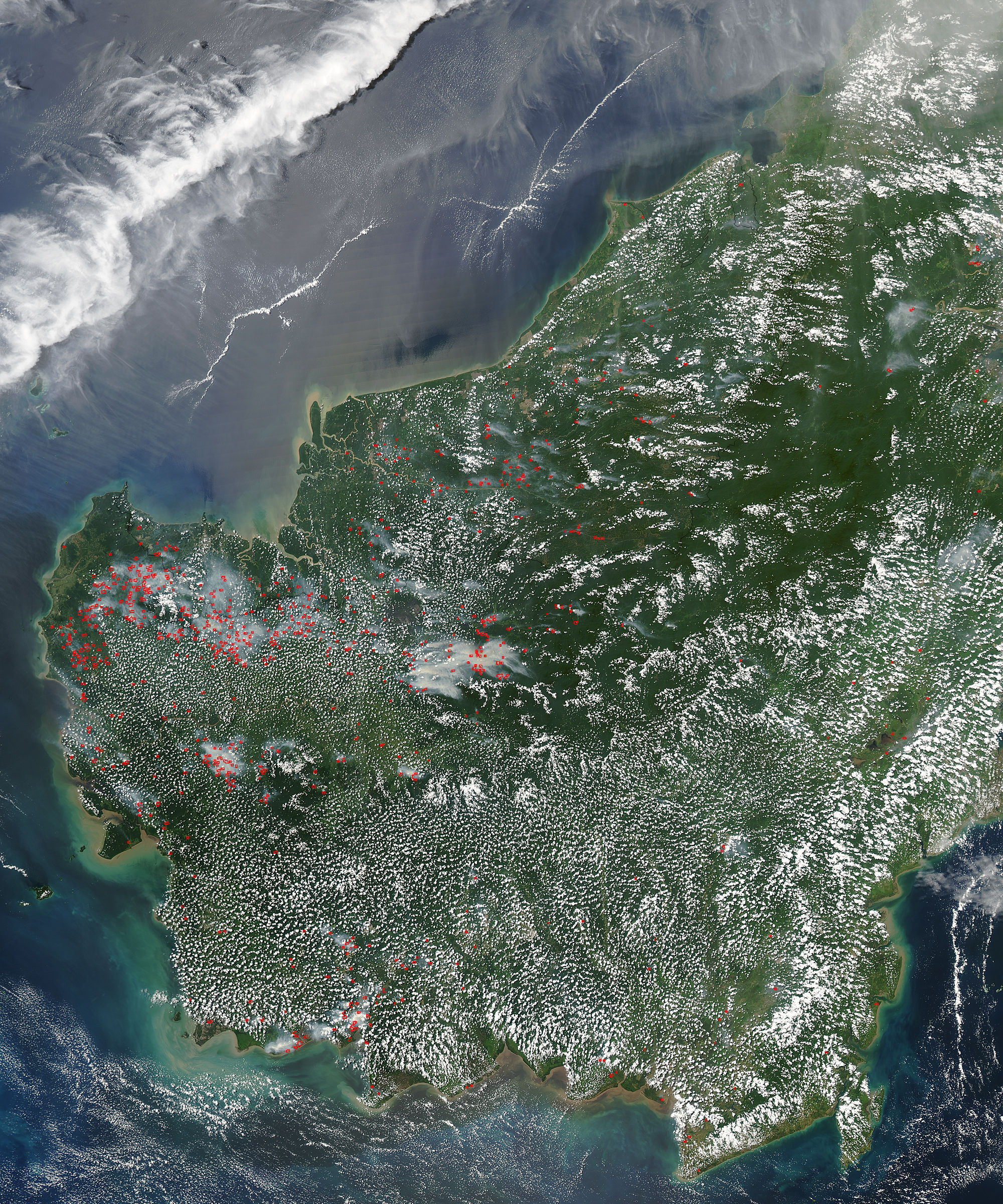 Fires on Borneo and Sumatra - related image preview