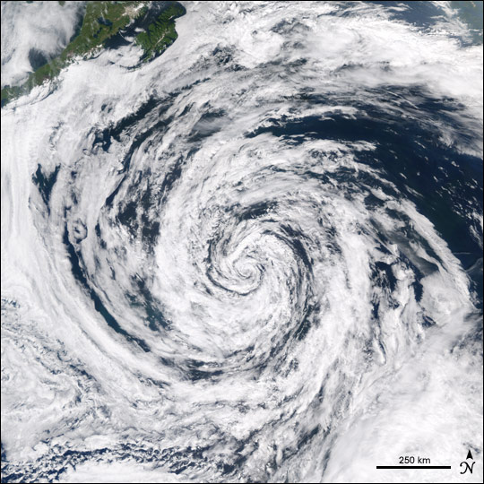 Low Pressure System in the Gulf of Alaska