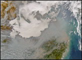 Particle Pollution in Eastern China - selected image