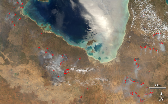 Fires in Northern Australia