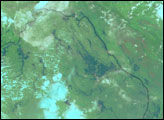 Flooding on the Mekong River