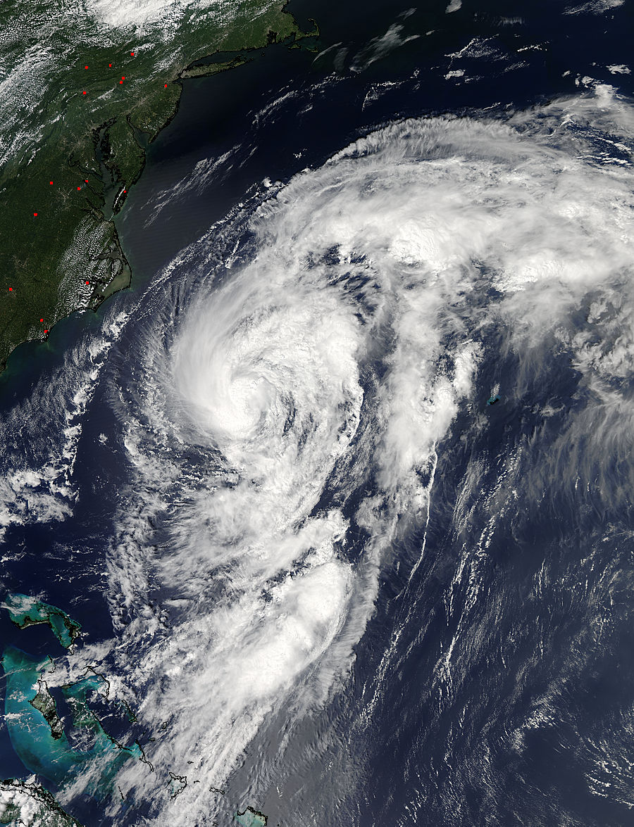 Hurricane Cristobal (04L) off the southeastern United States - related image preview