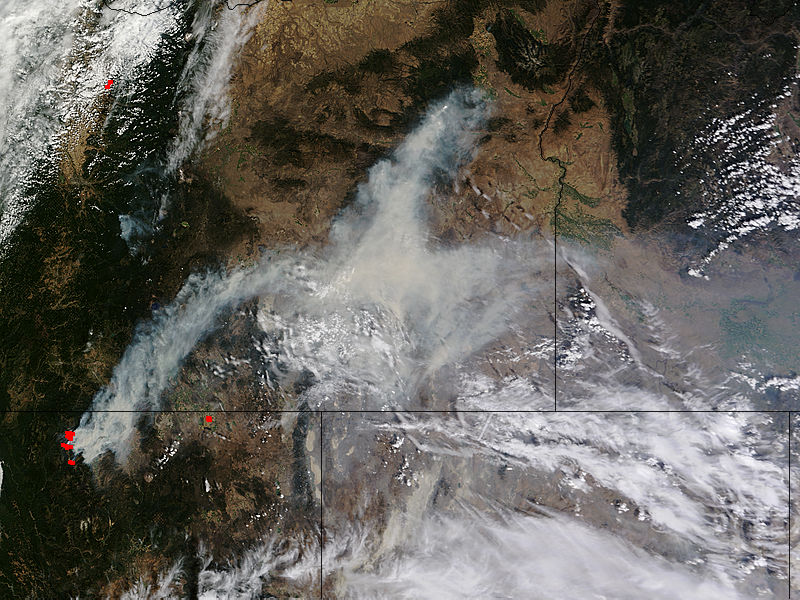 Fires in northern California (morning overpass) - related image preview