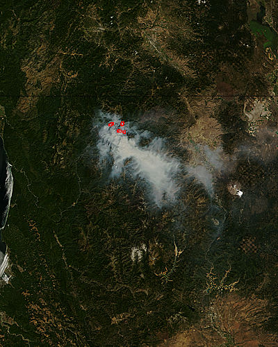 Fires in northern California (morning overpass) - related image preview