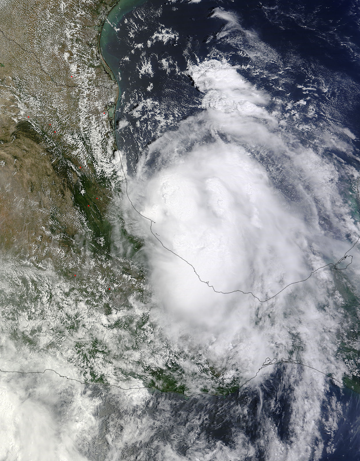 Tropical Storm Dolly (05L) over Mexico - related image preview