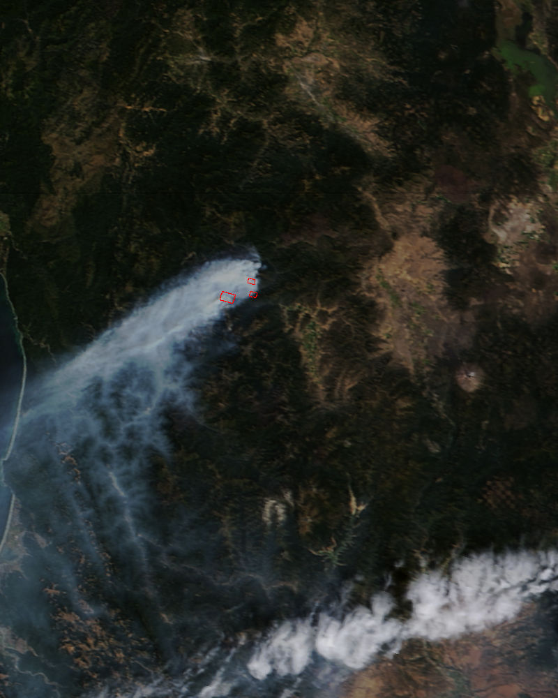 Fires in northern California (morning overpass) - related image preview