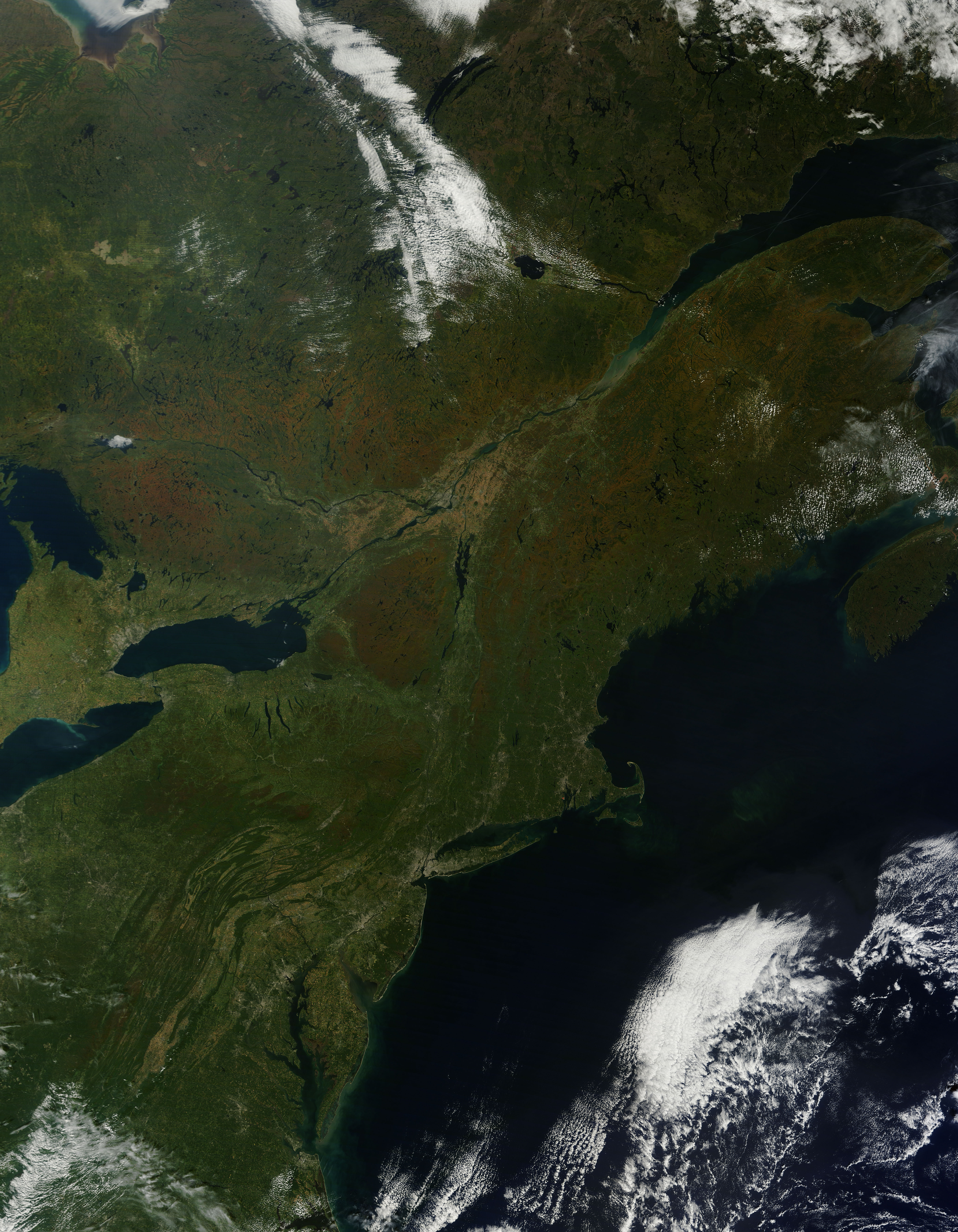 Fall colors in eastern United States and Canada - related image preview