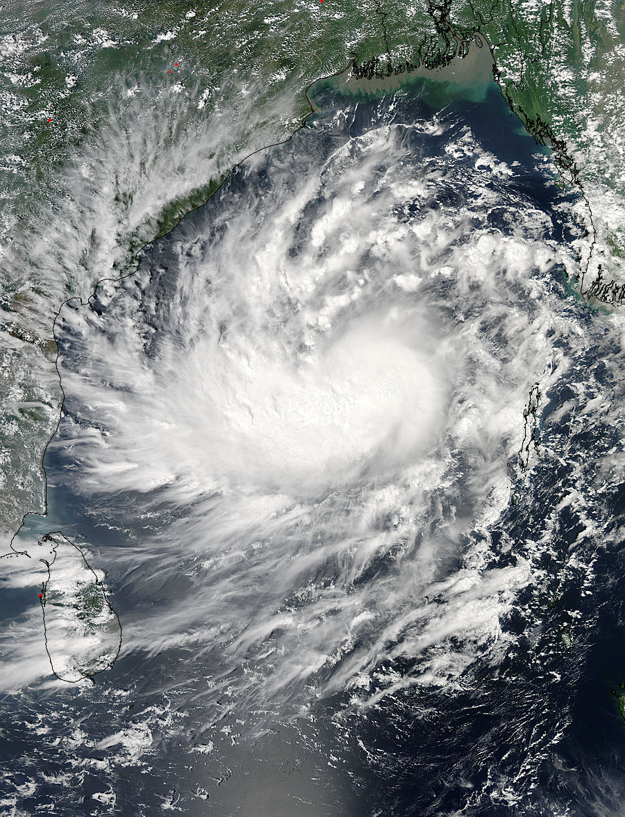 Tropical Cyclone Hudhud (03B) in the Bay of Bengal - related image preview