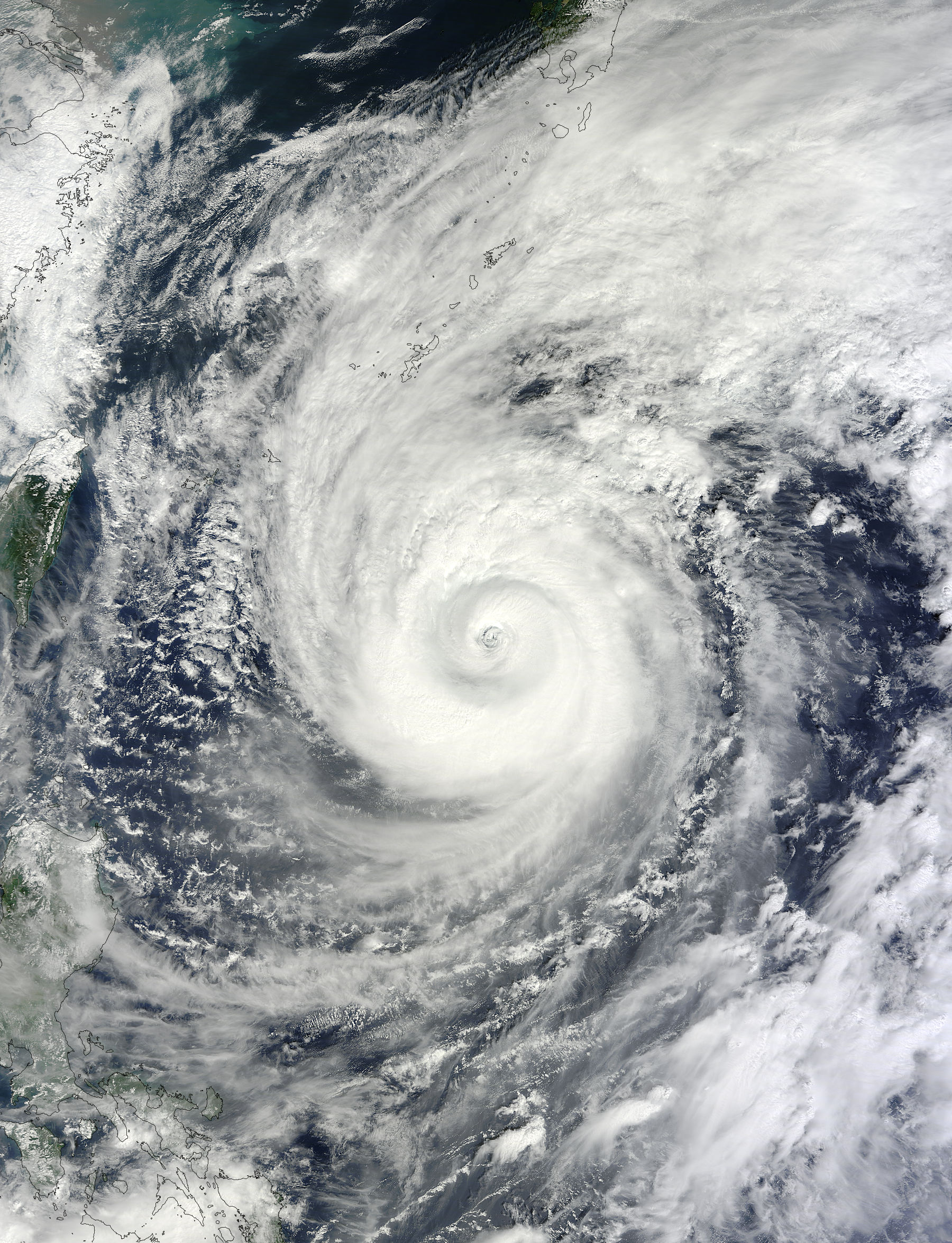 Typhoon Vongfong (19W) in the Philippine Sea - related image preview