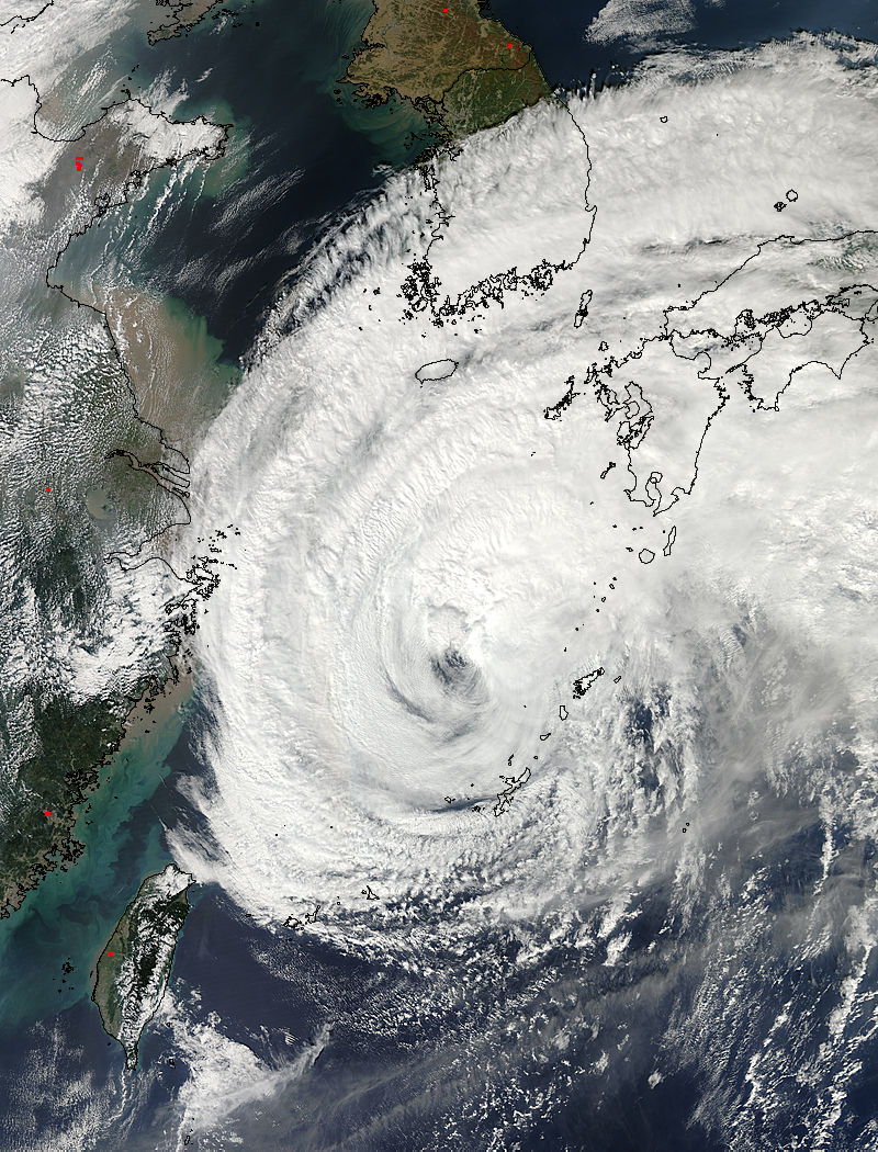 Tropical Storm Vongfong (19W) approaching Japan - related image preview