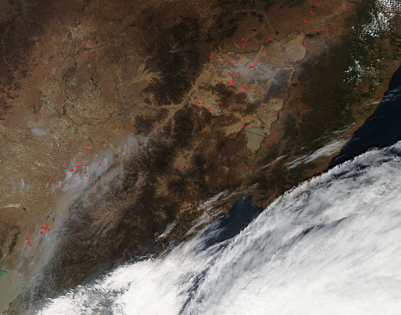 Fires in northeast China - related image preview