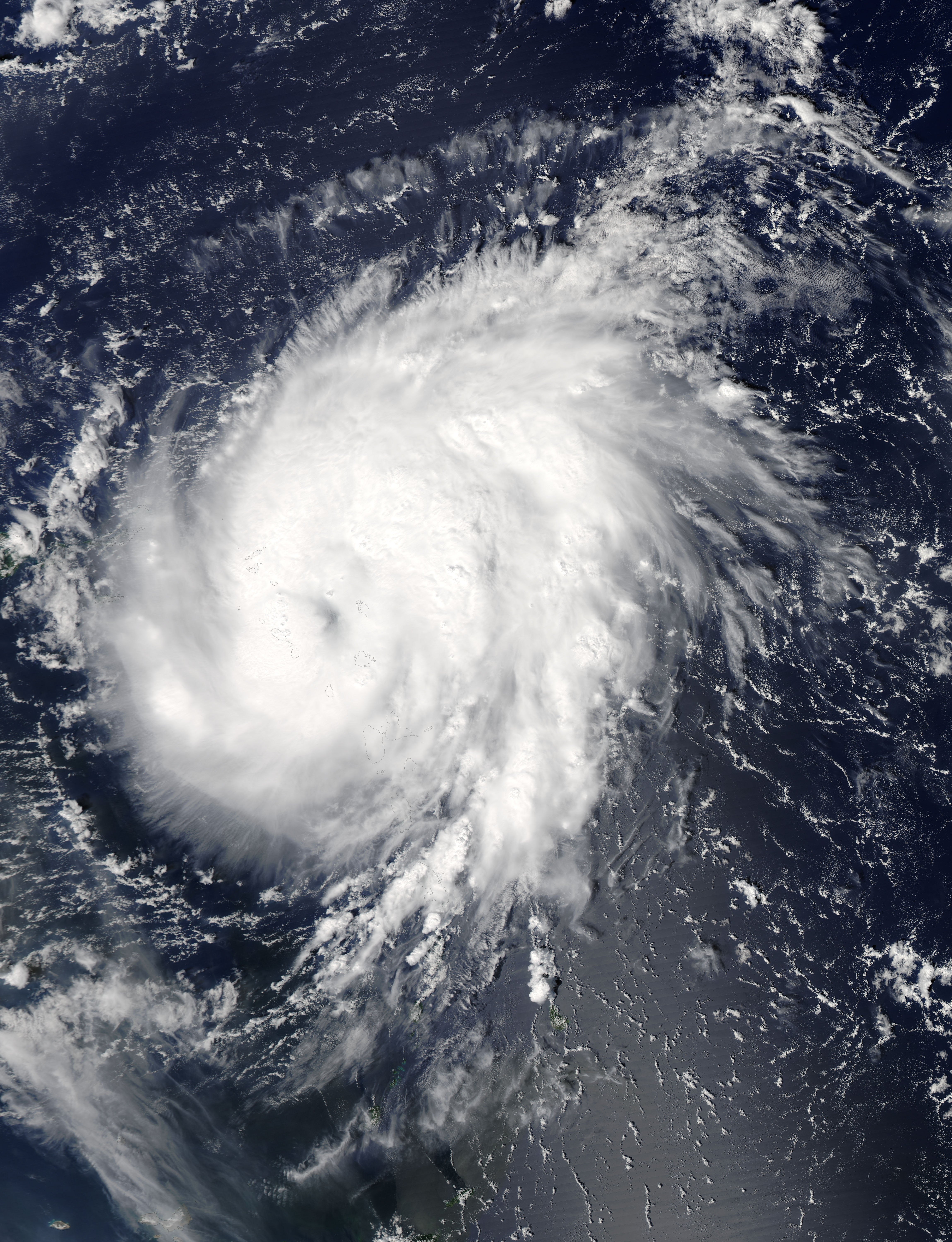 Tropical Storm Gonzalo (08L) over the Leeward Islands - related image preview