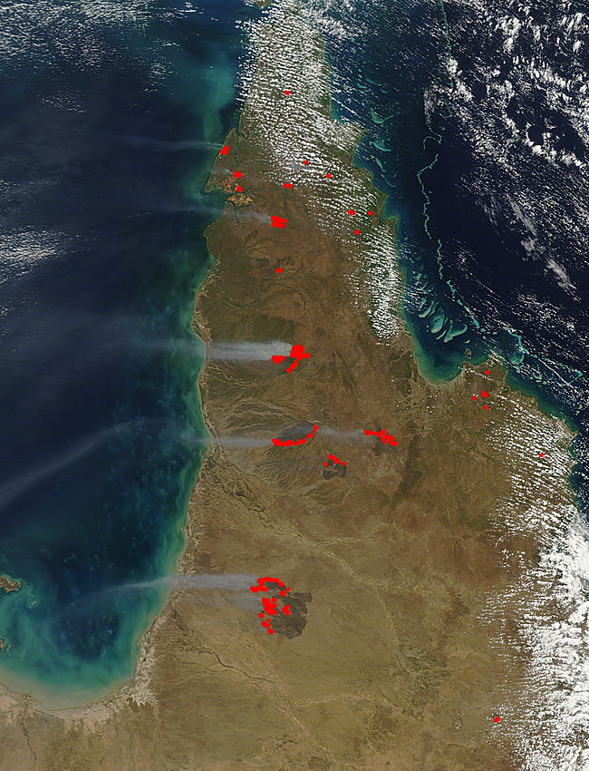 Fires across Cape York Peninsula, Australia - related image preview