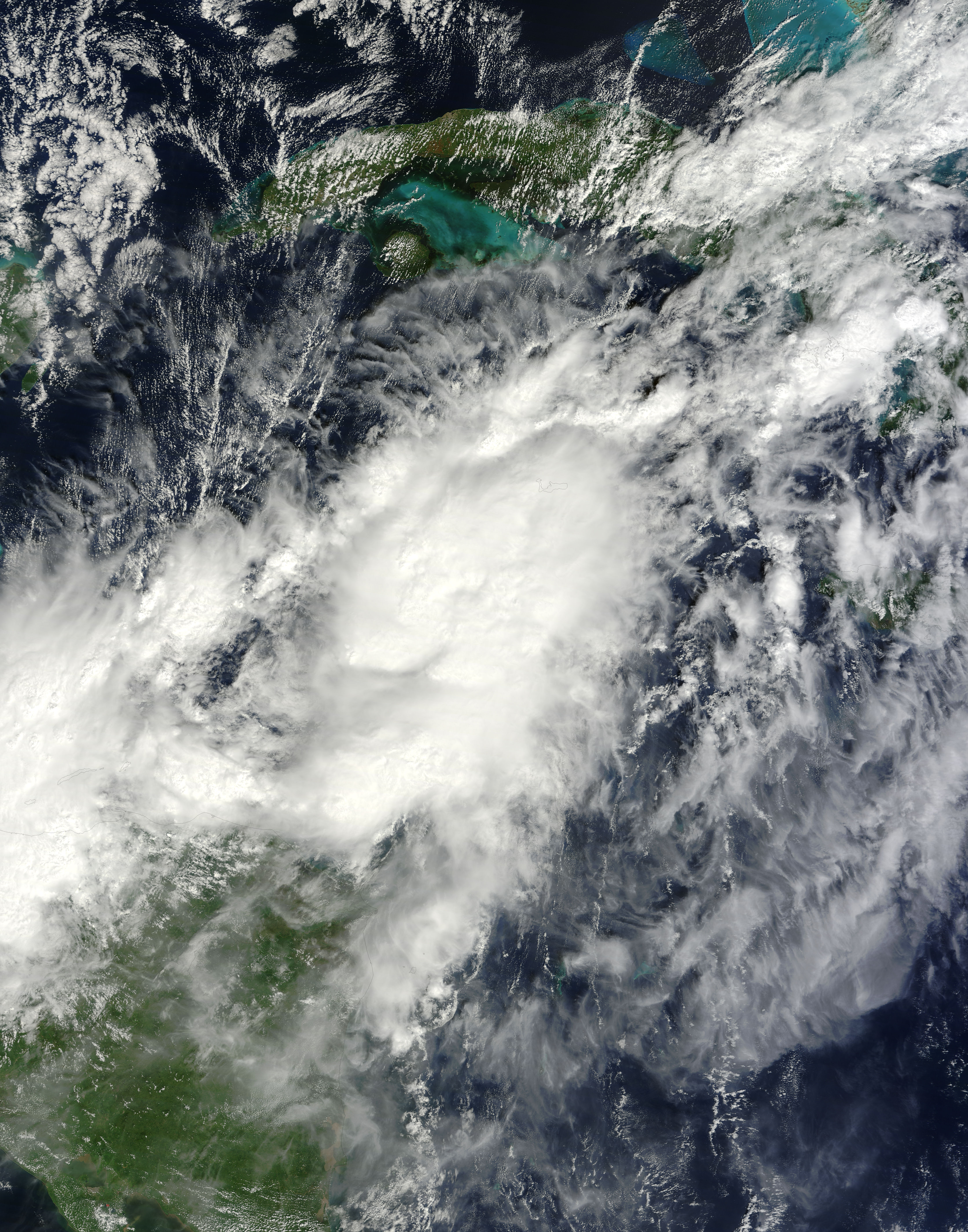 Tropical Depression Hanna (09L) approaching Central America - related image preview