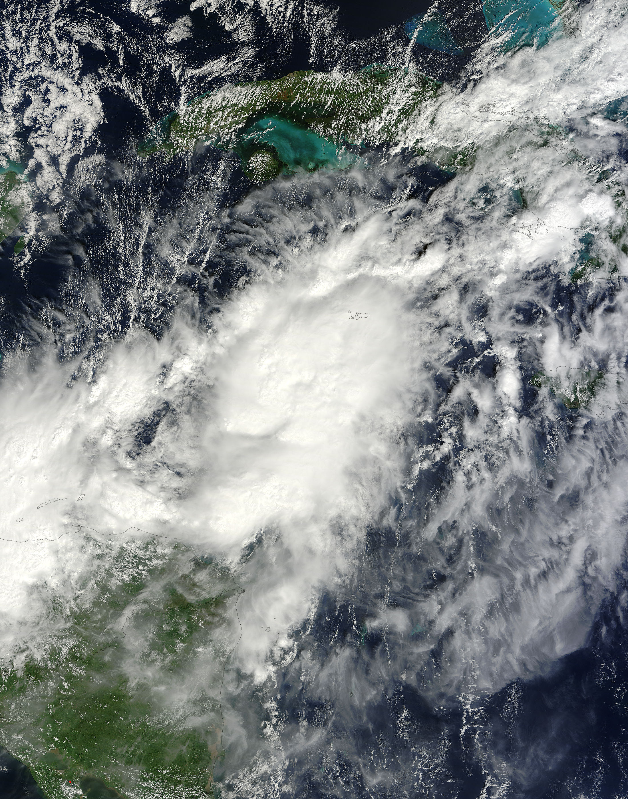 Tropical Depression Hanna (09L) approaching Central America - related image preview