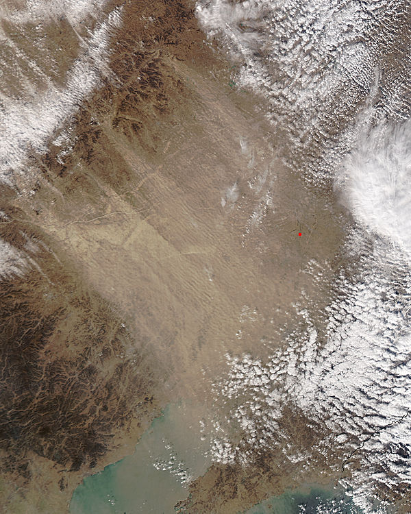 Dust storm in northeastern China - related image preview