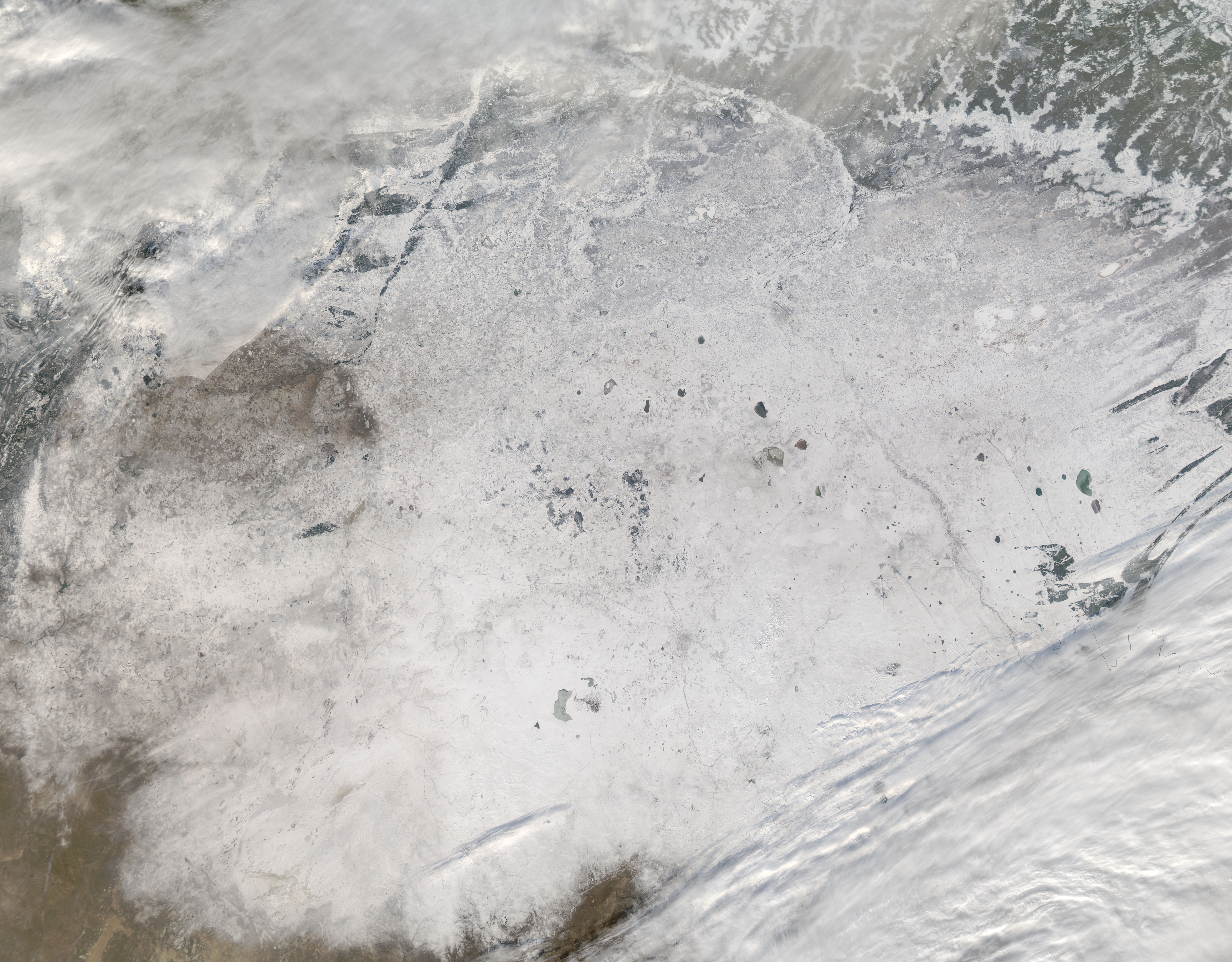 Snow in central Asia - related image preview