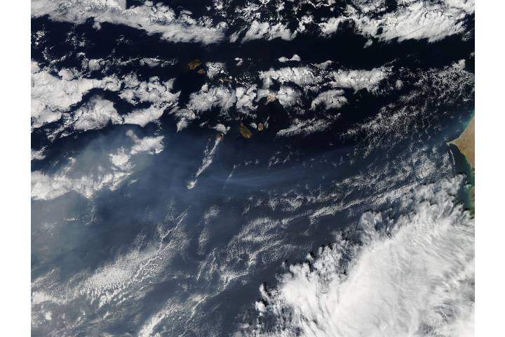 Vog From Pico Do Fogo, Cape Verde Islands