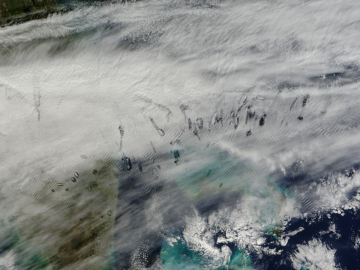 Hole punch clouds over the Bahamas - related image preview