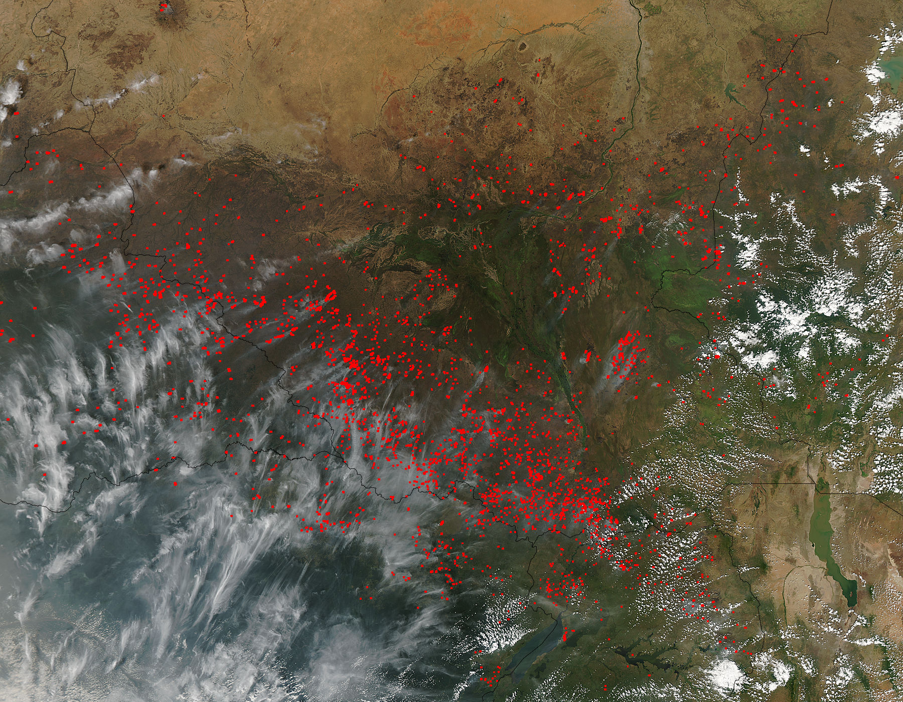 Fires in Central Africa - related image preview