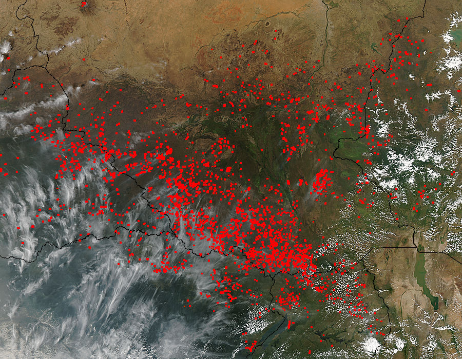 Fires in Central Africa - related image preview