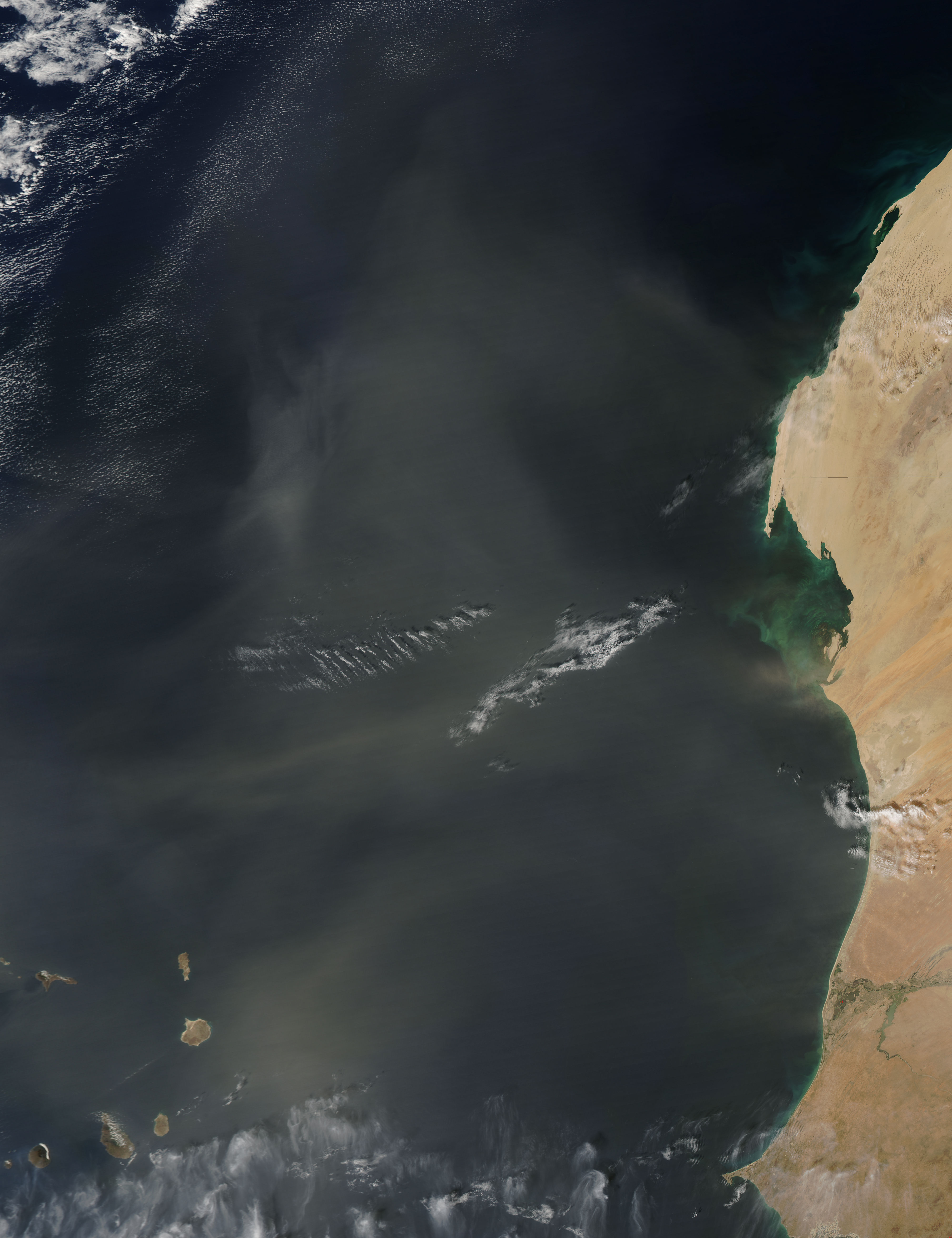 Dust storm off West Africa - related image preview