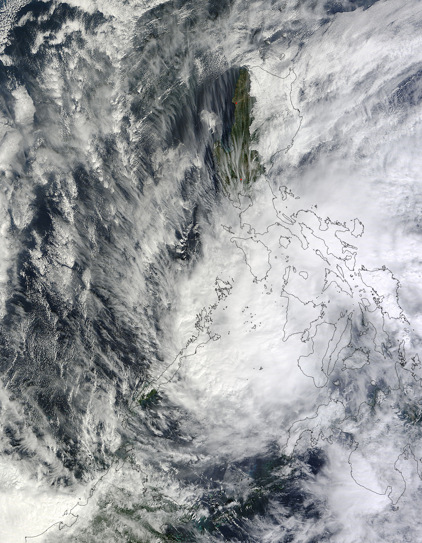 Tropical Storm Jangmi (23W) over the Philippines - related image preview