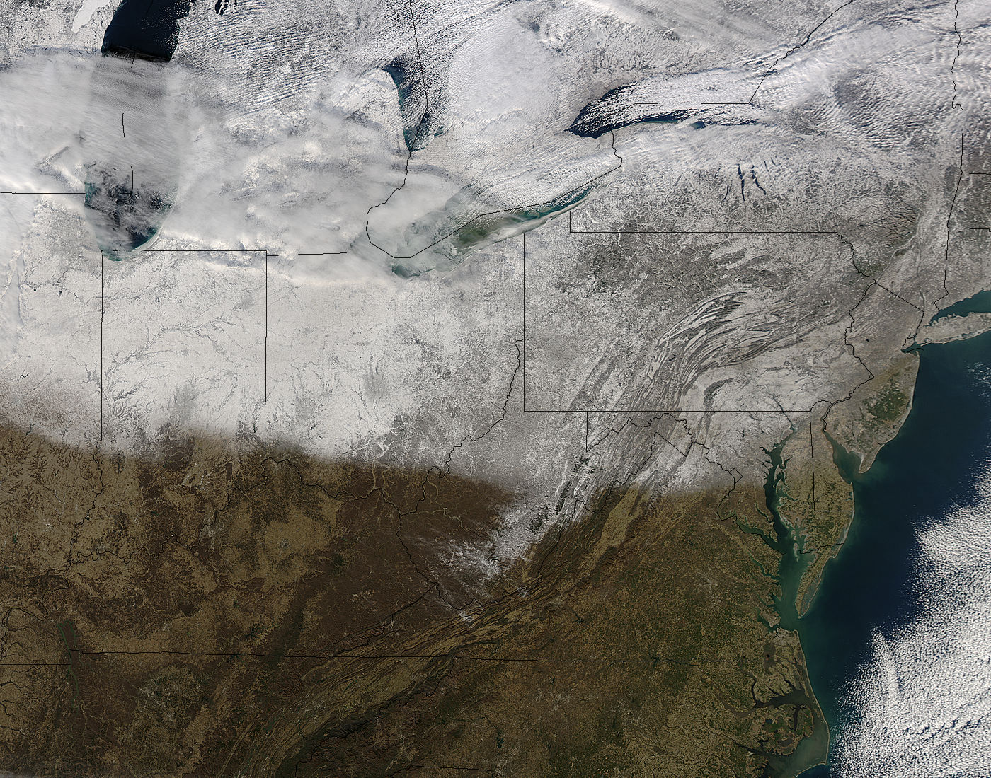 Snow across the northeastern United States - related image preview