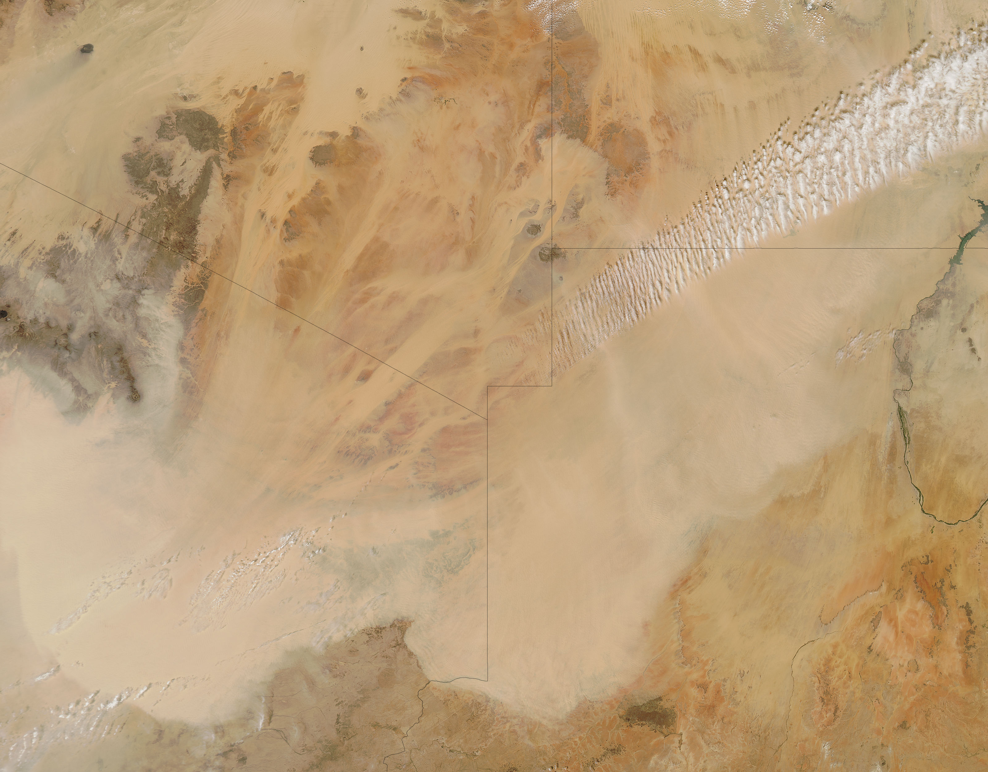 Dust storms in Chad and Sudan - related image preview