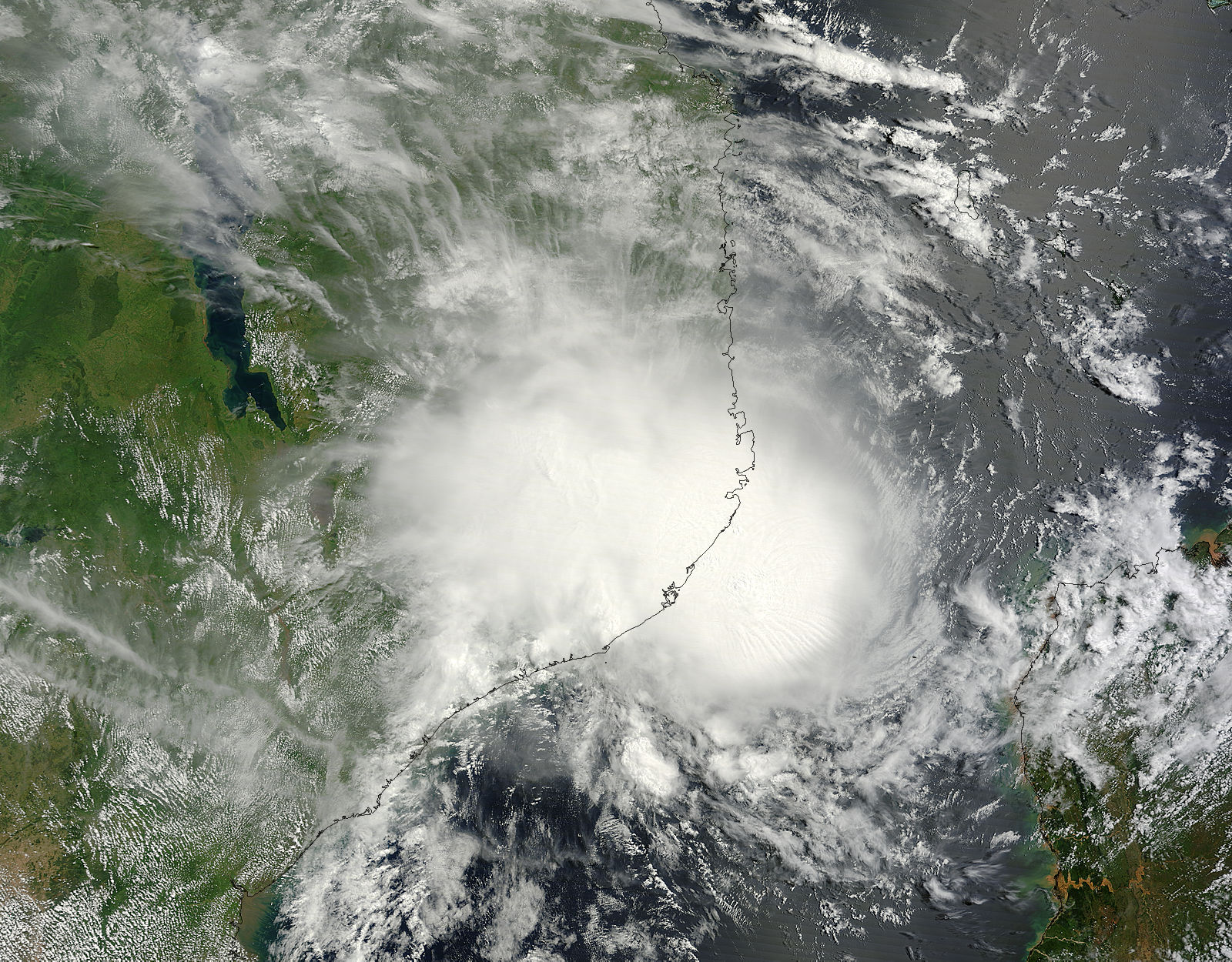 Tropical Cyclone Fifteen (15S) over Mozambique - related image preview