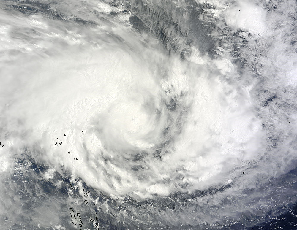 Tropical Cyclone Pam (17P) in the South Pacific Ocean - related image preview