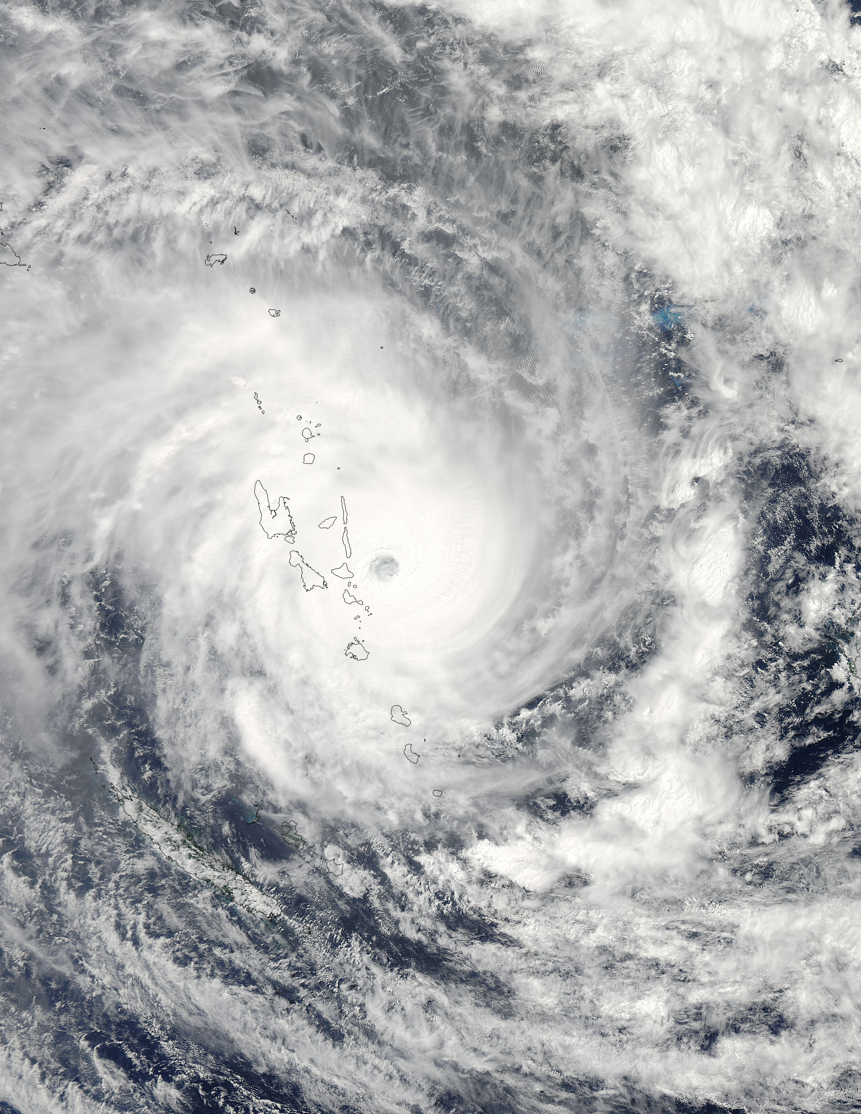 Tropical Cyclone Pam (17P) in the South Pacific Ocean - related image preview