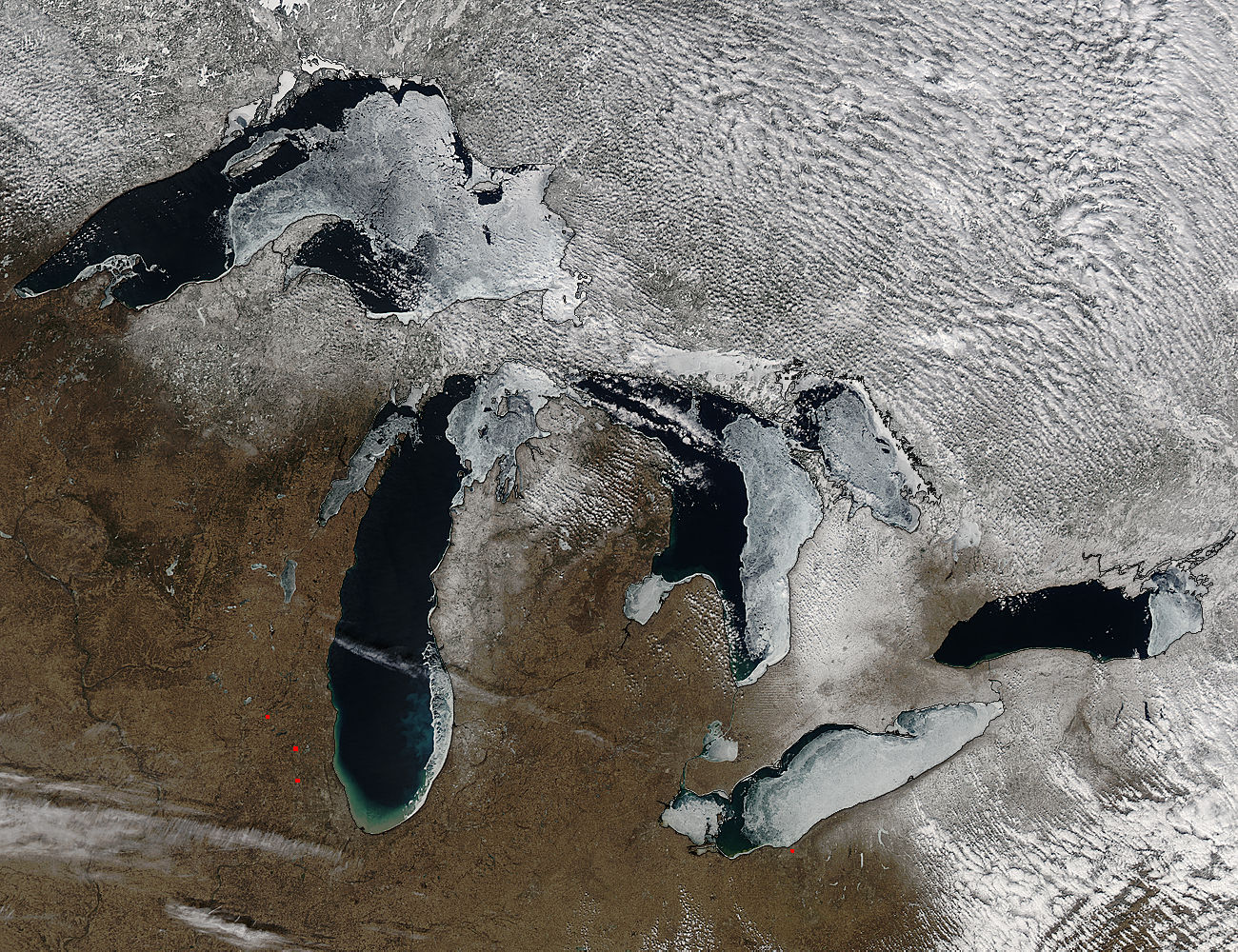 Ice on the Great Lakes (true color) - related image preview