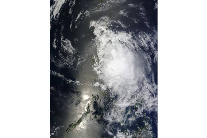 Tropical Storm Maysak (04W) Over The Philippines