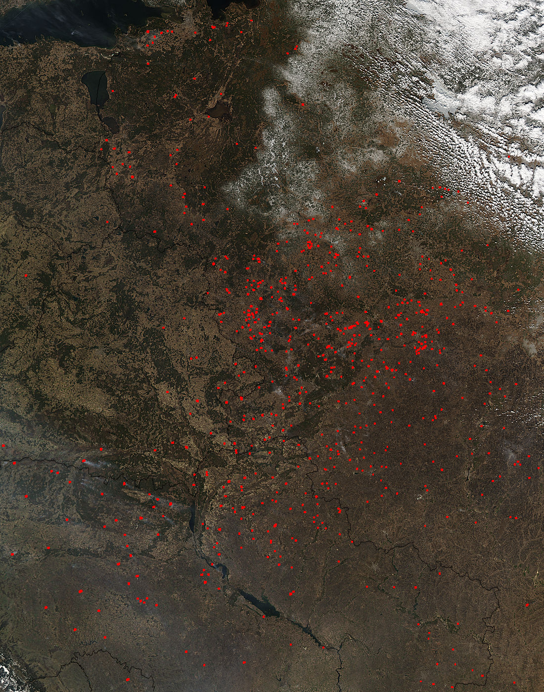 Fires in eastern Europe - related image preview