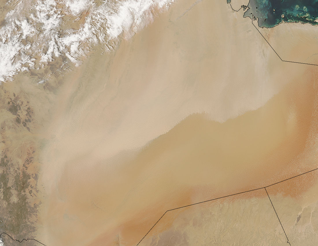 Dust storm in Saudi Arabia - related image preview