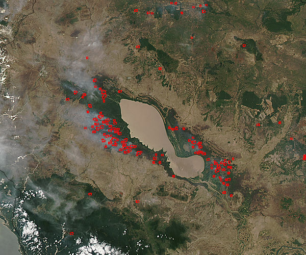 Fires around Tonle Sap, Cambodia - related image preview