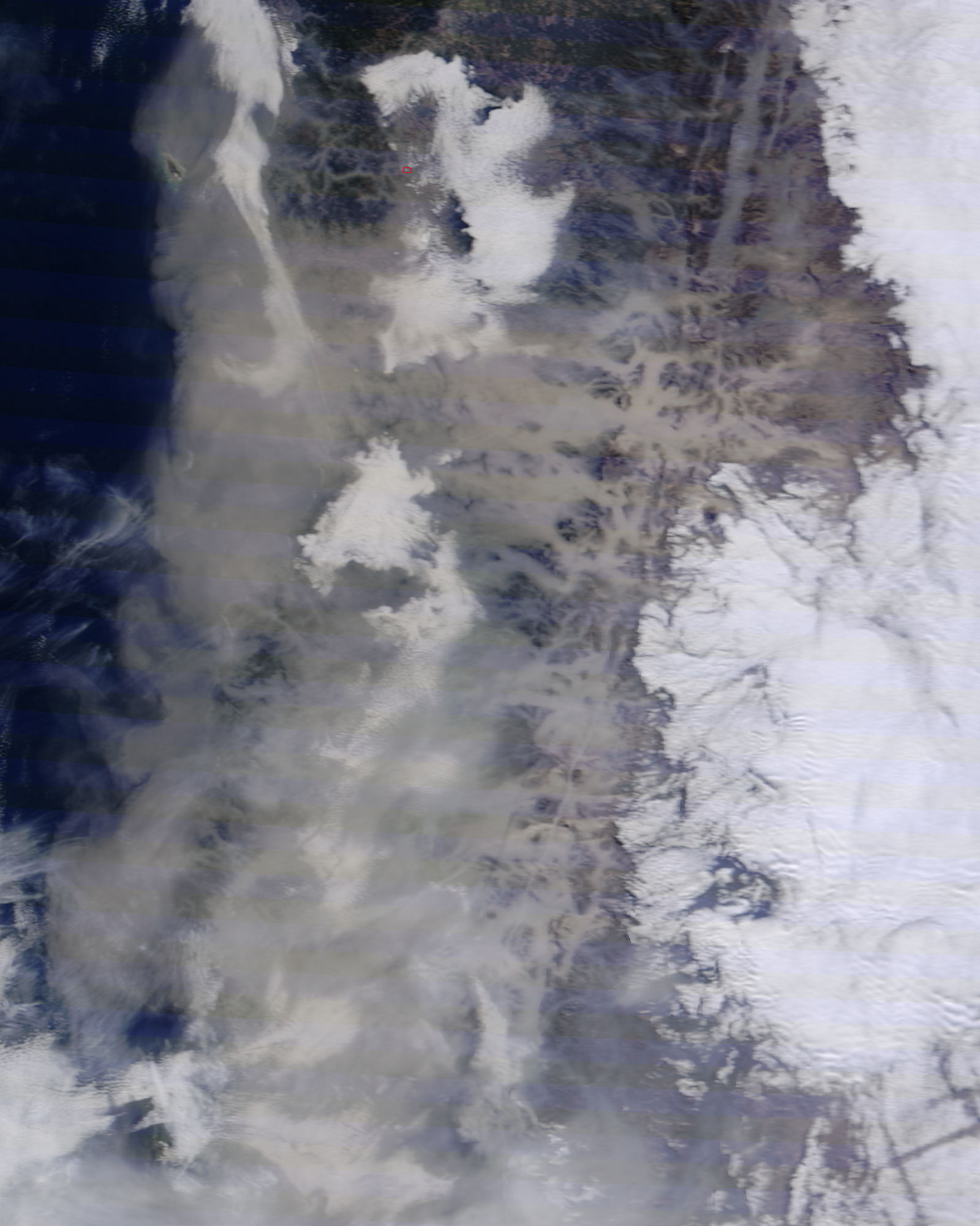 Ash from Calbuco volcano, Chile - related image preview